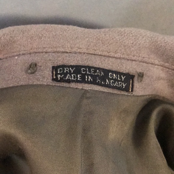 Vintage Wool Teller Coat Hungary Made 41 L - Picture 9 of 13